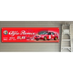 Alfa Romeo 156 BTTC Sponsor Logo Garage/Workshop Banner